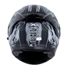 Casco X_One X-3000Rs Engine Gris Oscuro Gris Visos Smoke