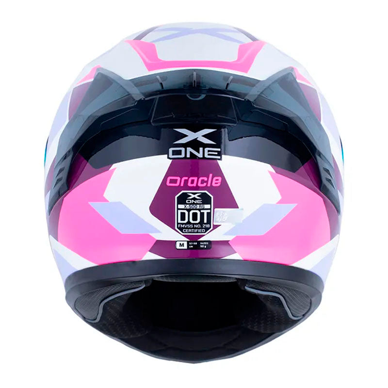 Casco X_One X-500 Rs Oracle Morado Fucsia Iridium Morado