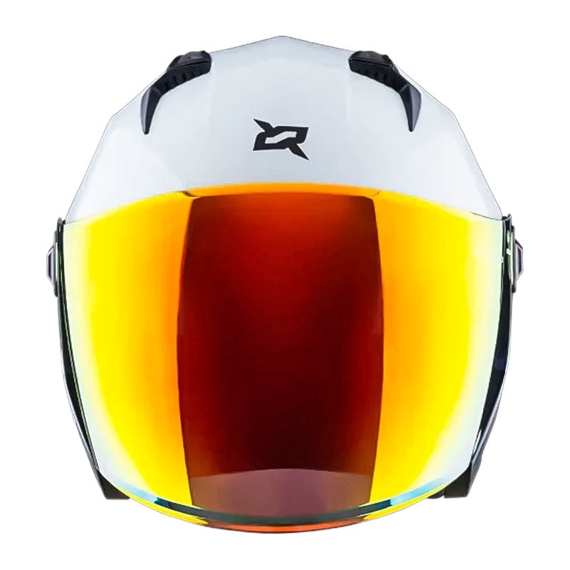 Casco Xsports 705 Blanco Visor Revo Rojo