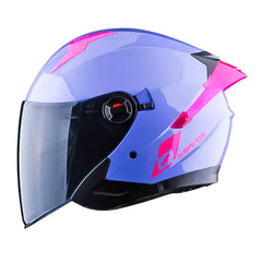 Casco Xsports 705 Morado Visor Smoke