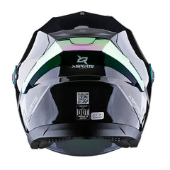 Casco Xsports 705 Rld Negro Visor Revo Morado