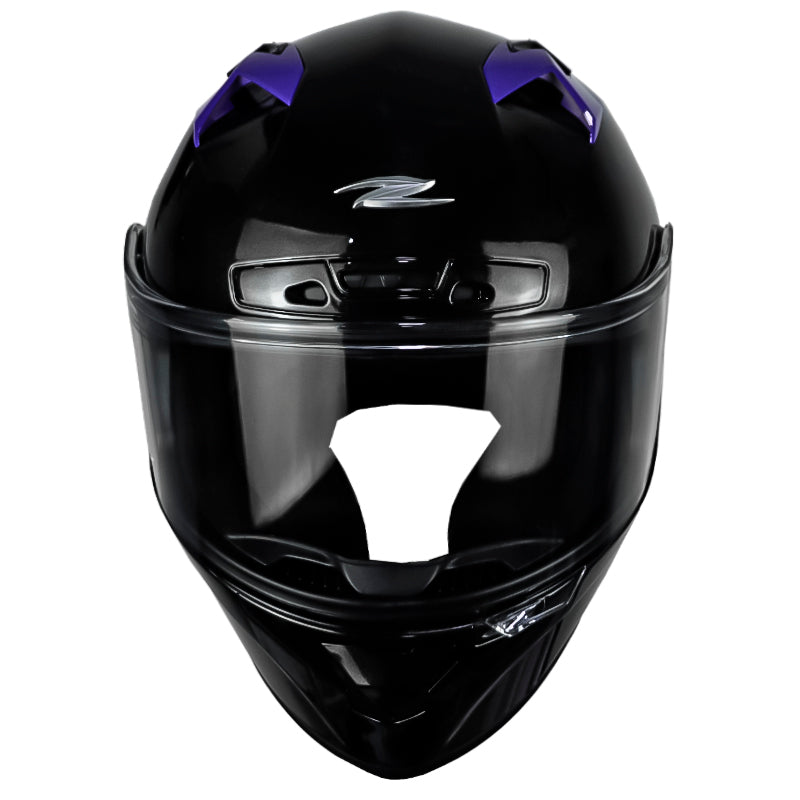 Casco Zeus 826 Bk10 Negro Rosado