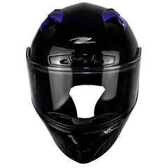 Casco Zeus 826 Bk10 Negro Rosado