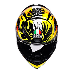 Casco Agv K-1s Multi Tropicrush Negro Naranja