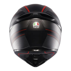 Casco Agv K1-S Multisling_063 Negro Rojo