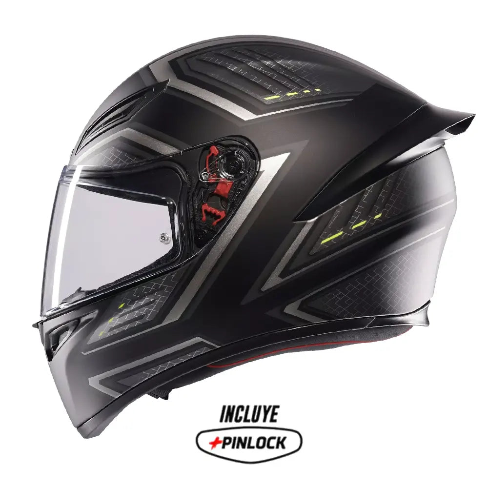 Casco Agv K1-S Multisling_063 Negro Gris