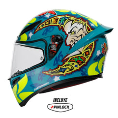 Casco Agv K1-S Top Russi Mugello 1999 Azul Full Color