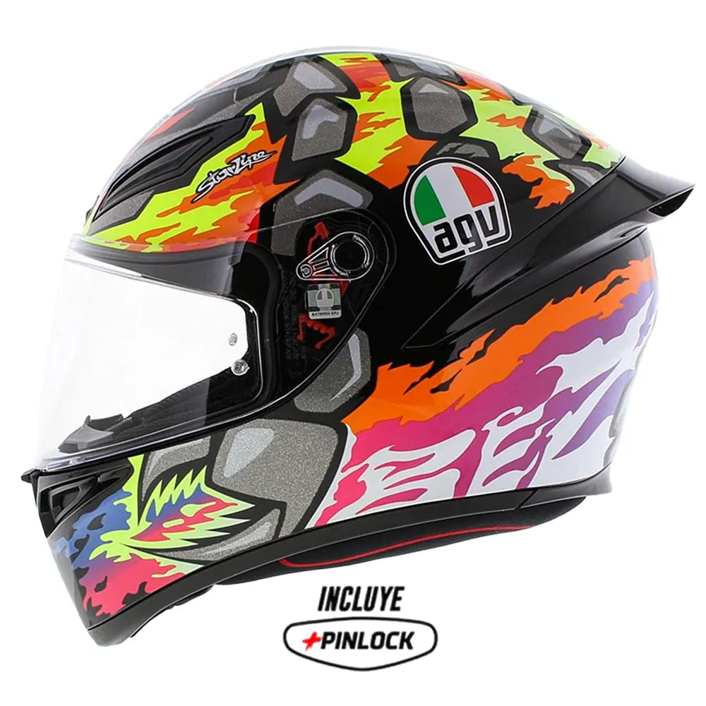 Casco Agv K1-s Bezzecchi_2023 Negro Fullcolor