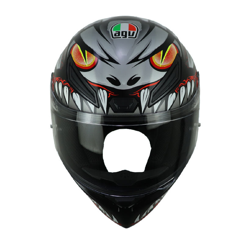 Casco Agv K1-s Multilyzard (044) Gris Rojo