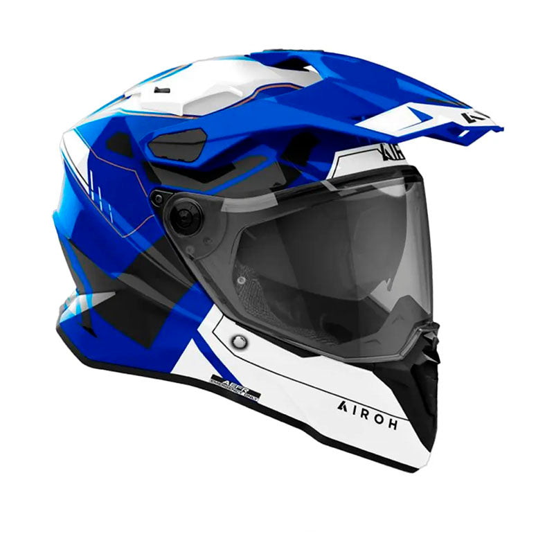 Casco Airoh Commander 2 Reveal Azul Blanco