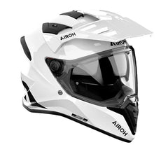 Casco Airoh Dual Bandit Blanco Brillante