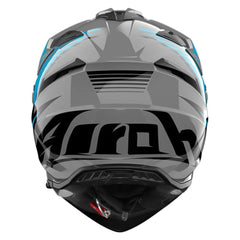 Casco Airoh Dual Bandit Spicy Azul Gris