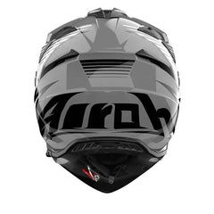 Casco Airoh Dual Bandit Spicy Gris Blanco