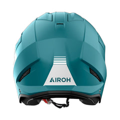 Casco Airoh Jet Kombakt Verde Petroleo