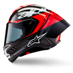 Casco Alpinestars Element R10 Negro Rojo Blanco