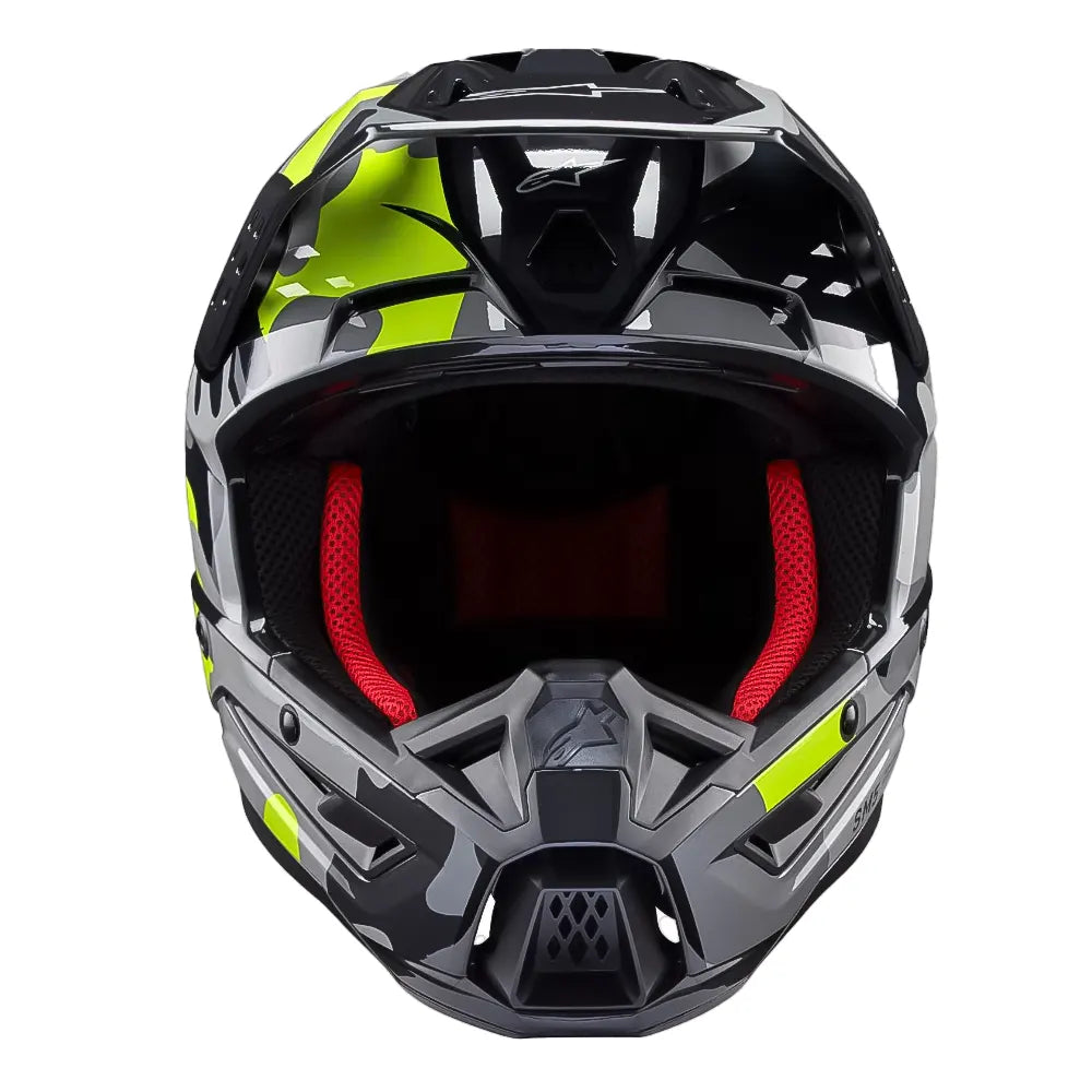 Casco Alpinestars S-m5 Rover 2 Gris Amarillo Brillo