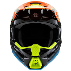 Casco Alpinestars Youth Fray Negro Naranja Amarillo