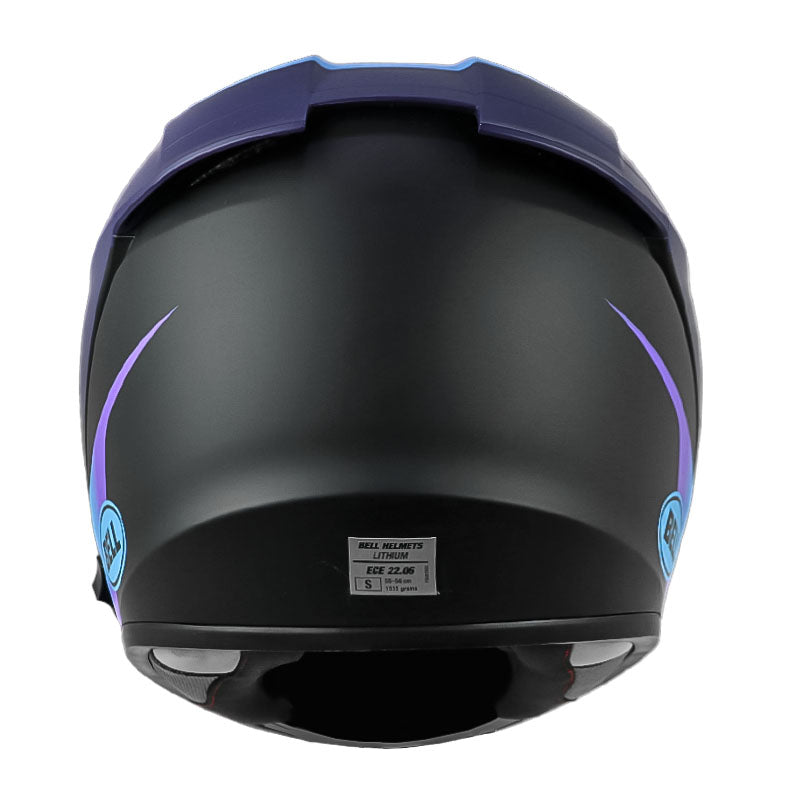 Casco Bell Lithium Passion Negro Morado