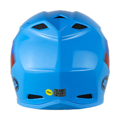 Casco Bell Mx-10 Aviator Azul Rojo