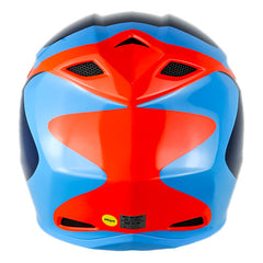 Casco Bell Mx-10 Wave Naranja Azul