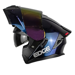 Casco Edge Boston Camaleon Morado