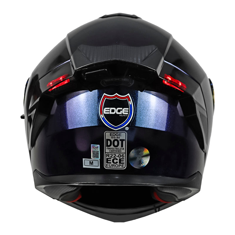 Casco Edge Boston Camaleon Morado
