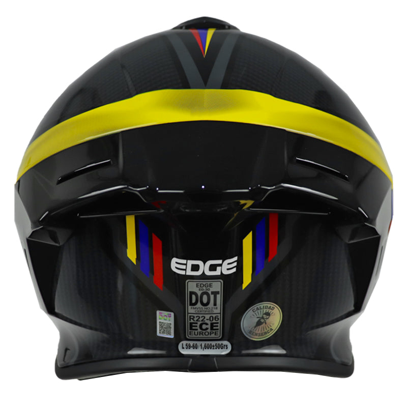 Casco Edge Shanghai Colombia Negro