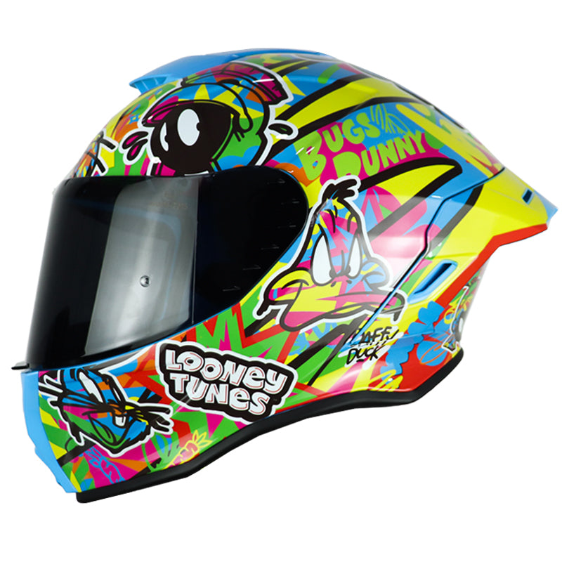 Casco Edge Shanghai Looney Tunes Neon