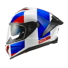 Casco Givi 50.3 Vision Blanco Azul Rojo