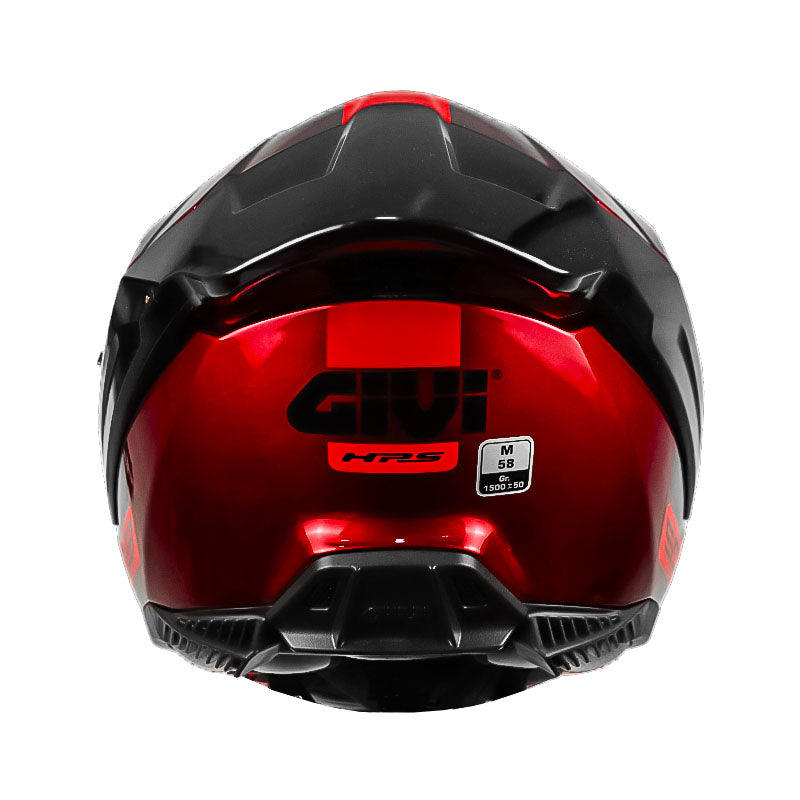 Casco Givi 50.3 Vision Negro Rojo Oscuro
