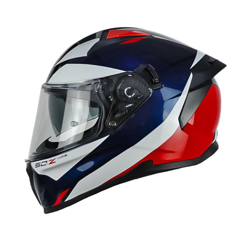 Casco Givi H50x Graphic Mask Azul Blanco Rojo