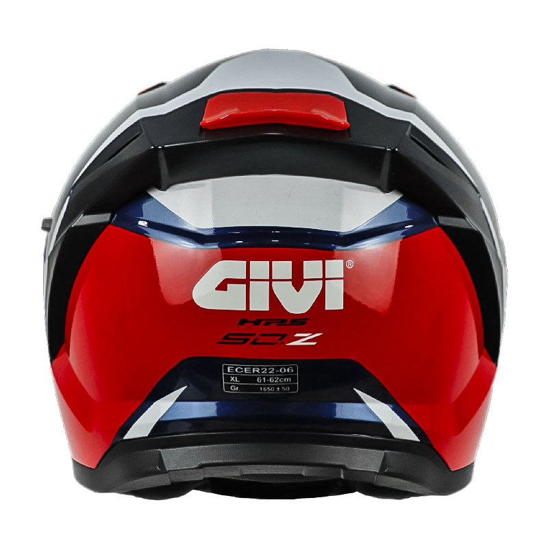 Casco Givi H50x Graphic Mask Azul Blanco Rojo