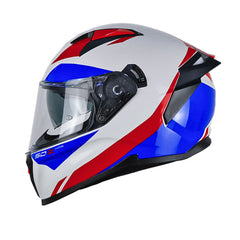 Casco Givi H50x Graphic Mask Blanco Azul Rojo