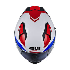 Casco Givi H50x Graphic Mask Blanco Azul Rojo