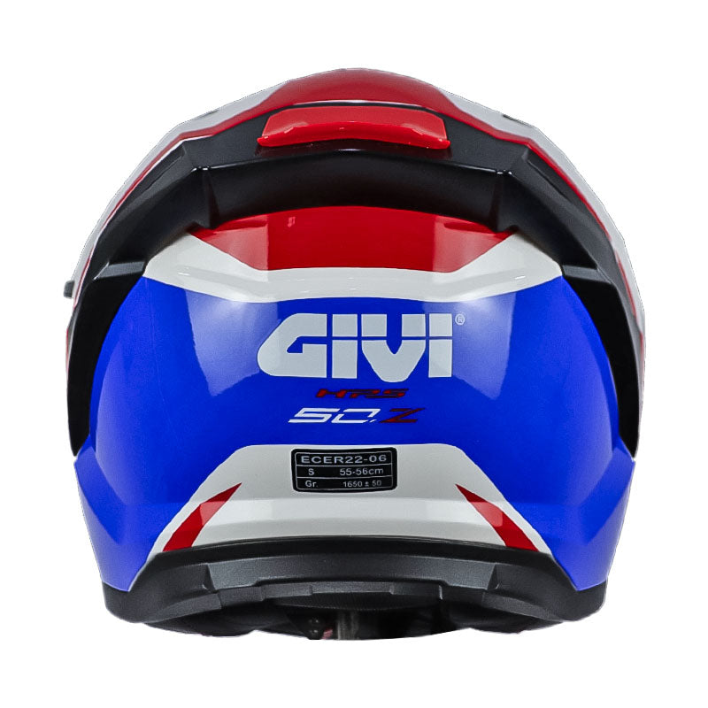 Casco Givi H50x Graphic Mask Blanco Azul Rojo
