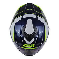 Casco Givi H50x Stunt Azul Blanco Negro Amarillo Fluor