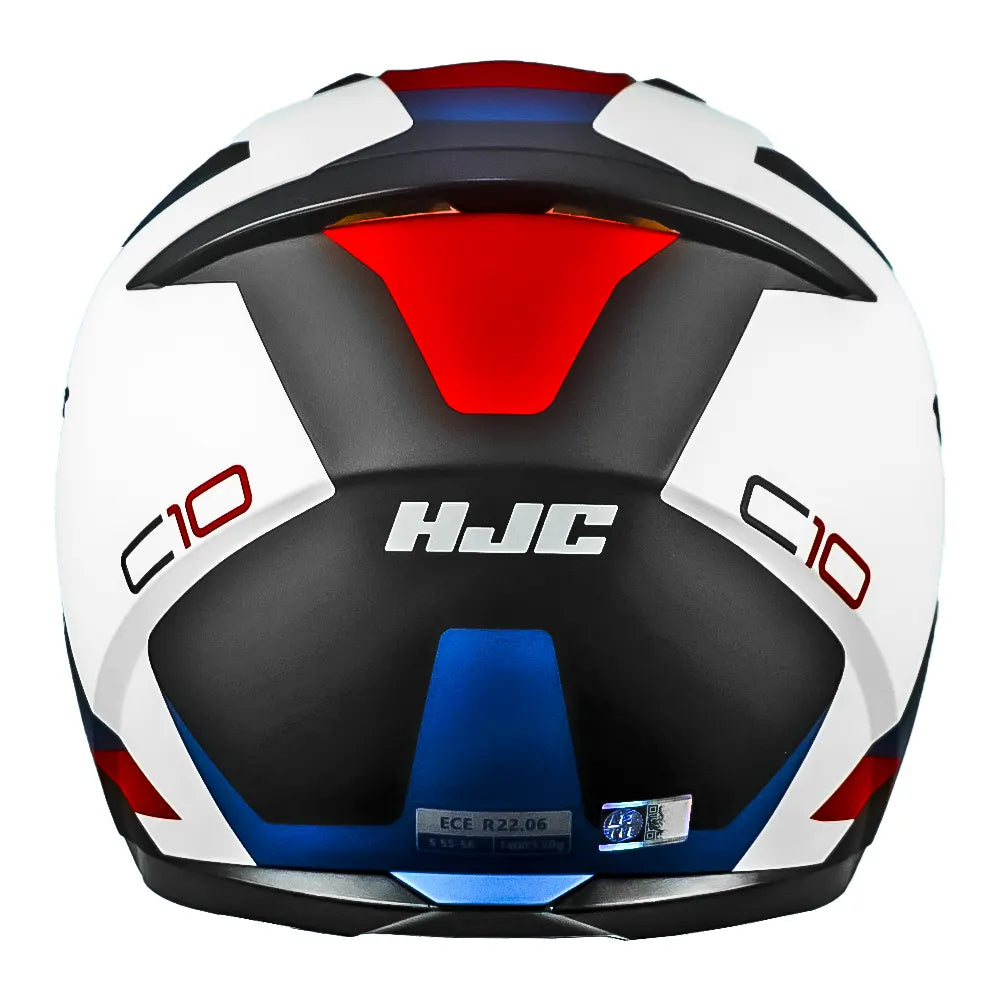 Casco Hjc C10 Tins Mc21 Sf Azul Rojo Blanco