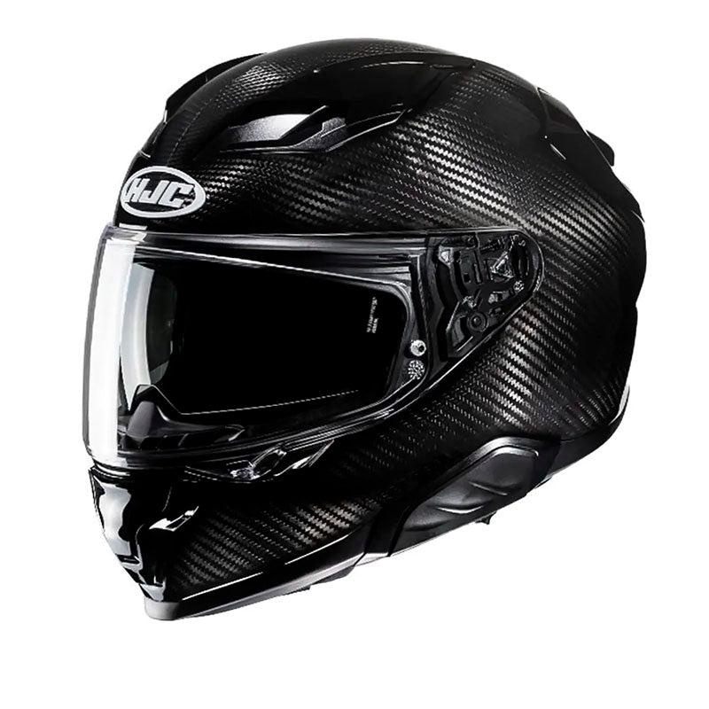 Casco Hjc F71 Carbon Solid Negro