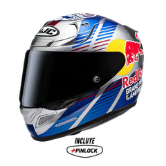 Casco Hjc Rpha12 Red_Bull_Austin_Gp_II_Mc21 Azul Rojo