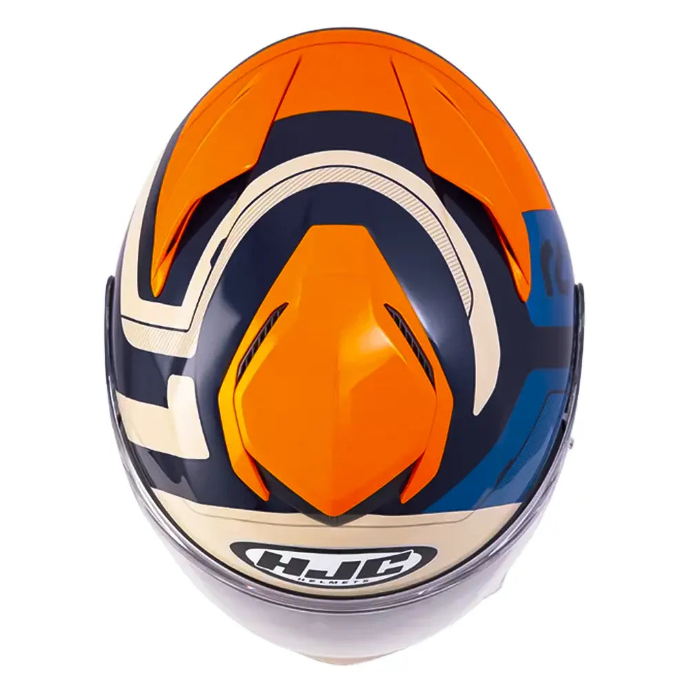 Casco Hjc Rpha 71 Cozad Mc27 Azul Naranja
