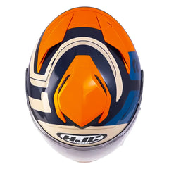 Casco Hjc Rpha 71 Cozad Mc27 Azul Naranja