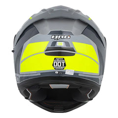 Casco Hro 3440Dv The Tide Gris Oscuro Visor Iridium Azul
