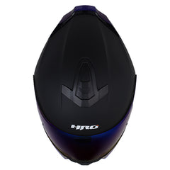 Casco Hro 3460Dv Solid Negro Azul Oscuro Visor Iridium Azul