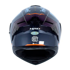 Casco Hro 3480Dv Evo Fire Cat Azul Oscuro Azul Visor Iridium Azul