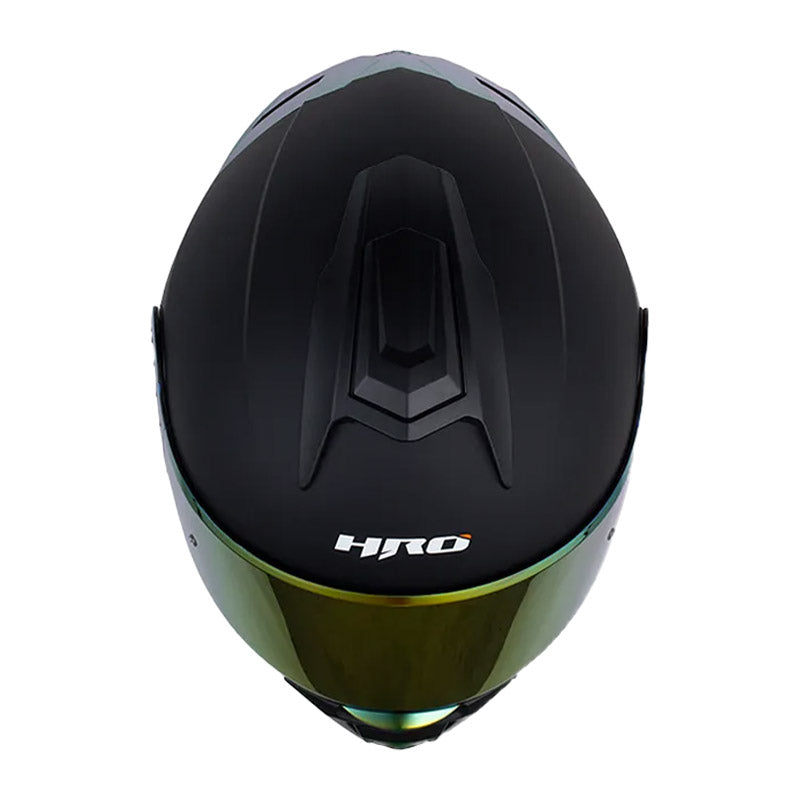 Casco Hro 3480dv Evo Solid Negro Fucsia Visor Iridium Fucsia