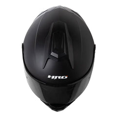 Casco Hro 3480dv Evo Solid Negro Gris Oscuro Visor Iridium Silver