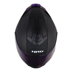 Casco Hro 506Sp Vito Negro Gris Oscuro Visor Iridium Azul
