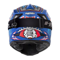 Casco Hro Mx-03 Ilfrato Gris Rojo