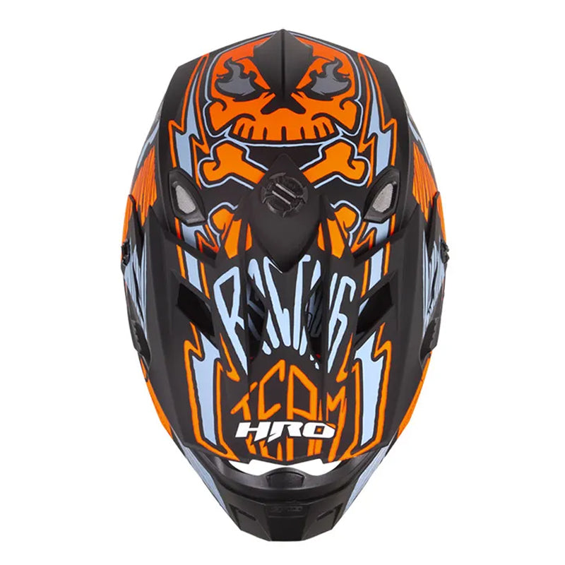 Casco Hro Mx-03 Racing Team Negro Gris