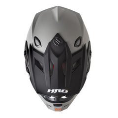 Casco Hro Mx-03 Solid Gris Silver